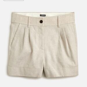 J. Crew Remi short in stretch linen blend size 8 NWT